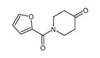 1-(furan-2-carbonyl)piperidin-4-one Structure