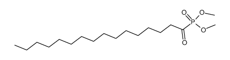 dimethyl palmitoylphosphonate Structure