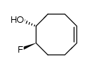 Trans-2-fluorocyclooct-5-en-1-ol Structure