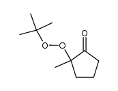 2-(tert-butylperoxy)-2-methylcyclopentanone结构式