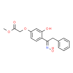 Methyl {3-hydroxy-4-[(1E)-N-hydroxy-2-phenylethanimidoyl]phenoxy}acetate picture