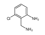 2-(氨甲基)-3-氯苯胺结构式