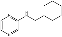 N-(cyclohexylmethyl)pyrazin-2-amine structure