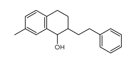 7-methyl-2-phenethyl-1,2,3,4-tetrahydro-[1]naphthol结构式