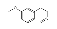 2-(3-methoxyphenyl)-N-methyleneethanamine Structure