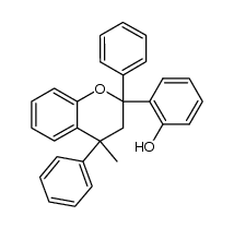 4-methyl-2,4-diphenyl-2-(2-hydroxyphenyl)chroman结构式