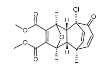 (1S,4R,4aR,5R,9R,9aS)-dimethyl 5-chloro-6-oxo-4,4a,5,6,9,9a-hexahydro-1H-1,4-epoxy-5,9-ethenobenzo[7]annulene-2,3-dicarboxylate结构式