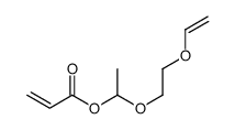 1-(2-ethenoxyethoxy)ethyl prop-2-enoate结构式