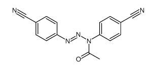 4,4'-(3-acetyltriaz-1-ene-1,3-diyl)dibenzonitrile Structure