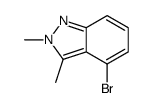 4-bromo-2,3-dimethyl-2H-indazole结构式