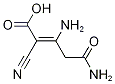 (2Z)-3,5-二氨基-2-氰基-5-氧代戊-2-烯酸图片