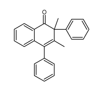 2,3-dimethyl-2,4-diphenyl-2H-naphthalen-1-one结构式