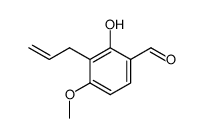 3-allyl-2-hydroxy-4-methoxybenzaldehyde结构式