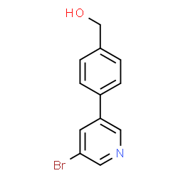 (4-(5-Bromopyridin-3-yl)phenyl)methanol picture