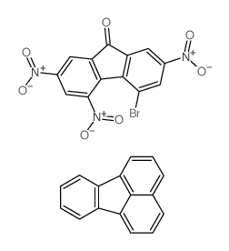 5-bromo-2,4,7-trinitro-fluoren-9-one; fluoranthene结构式