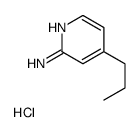 4-Propyl-pyridin-2-ylamine hydrochloride结构式