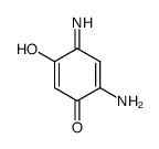 2-amino-5-hydroxy-[1,4]benzoquinone-4-imine Structure