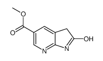 methyl 2-oxo-1,3-dihydropyrrolo[2,3-b]pyridine-5-carboxylate structure
