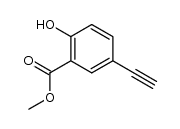 5-acetylenylsalicylic acid methyl ester Structure