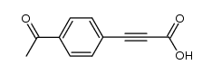 3-(4-acetylphenyl)propiolic acid Structure