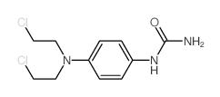 Urea,N-[4-[bis(2-chloroethyl)amino]phenyl]- structure