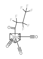 carbon monoxide,cyclopenta-1,3-diene,2,2,3,3,4,4,4-heptafluorobutan-1-one,molybdenum Structure