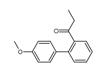 1-(4'-methoxybiphenyl-2-yl)propan-1-one结构式