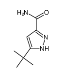 5-tert-butyl-1H-pyrazole-3-carboxamide结构式