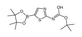 5-(4,4,5,5-四甲基-1,3,2-二噁硼烷-2-基)噻唑-2-基氨基甲酸叔丁酯图片