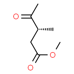 Pentanoic acid, 3-methyl-4-oxo-, methyl ester, (R)- (9CI)结构式