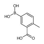 3-羧基-4-甲基苯基硼酸结构式