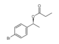 (S)-1-(4-bromophenyl)ethyl propionate结构式