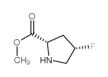 (2S,4s)-甲基 4-氟吡咯烷-2-羧酸结构式