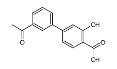 4-(3-acetylphenyl)-2-hydroxybenzoic acid Structure