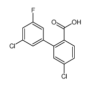 4-chloro-2-(3-chloro-5-fluorophenyl)benzoic acid Structure