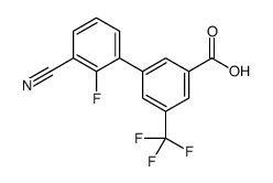 3-(3-cyano-2-fluorophenyl)-5-(trifluoromethyl)benzoic acid结构式