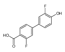 2-fluoro-4-(3-fluoro-4-hydroxyphenyl)benzoic acid结构式