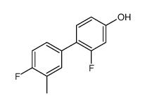 3-fluoro-4-(4-fluoro-3-methylphenyl)phenol Structure