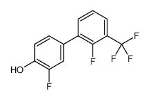 2-fluoro-4-[2-fluoro-3-(trifluoromethyl)phenyl]phenol结构式