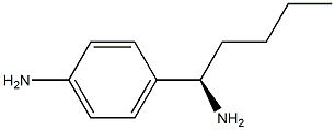 4-((1R)-1-AMINOPENTYL)PHENYLAMINE Structure