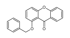 1-phenylmethoxyxanthen-9-one结构式