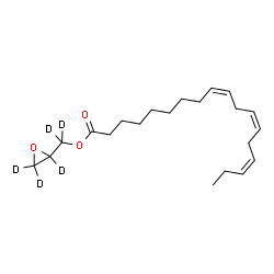 Glycidyl linolenate-d5 Structure