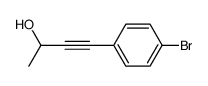 4-(4-bromophenyl)-3-butyn-2-ol Structure