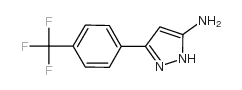 3-(4-(TRIFLUOROMETHYL)PHENYL)-1H-PYRAZOL-5-AMINE structure