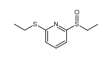 2-ethylsulfinyl-6-ethylthiopyridine Structure