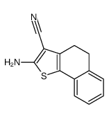 2-amino-4,5-dihydrobenzo[g][1]benzothiole-3-carbonitrile Structure