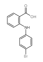 Benzoic acid,2-[(4-bromophenyl)amino]- Structure