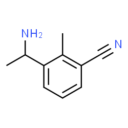 (R)-3-(1-氨基乙基)-2-甲基苄腈结构式