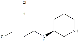 (S)-N-(Propan-2-yl)piperidin-3-amine dihydrochloride结构式