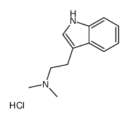 2-(1H-indol-3-yl)ethyl-dimethylazanium,chloride Structure